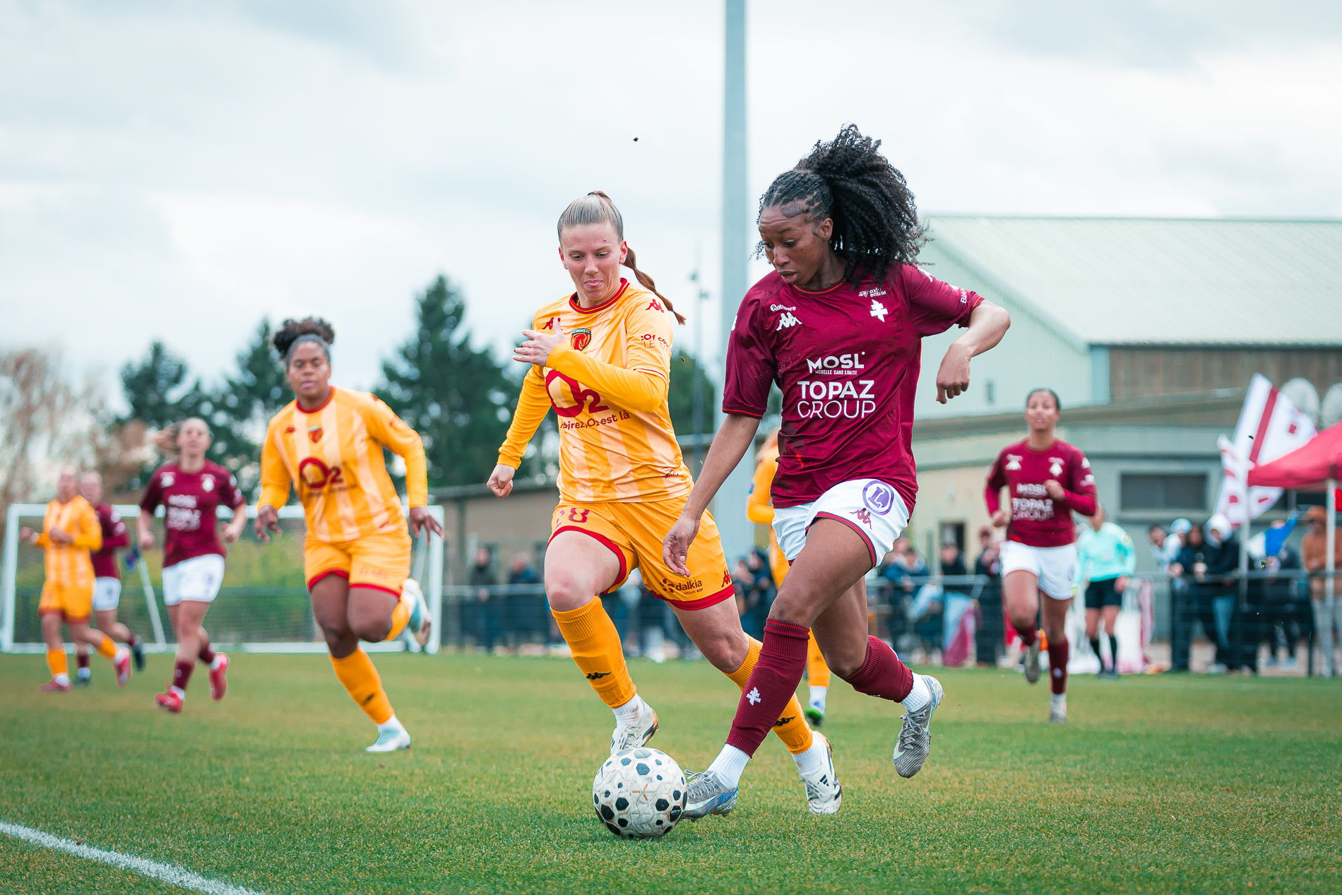 Les Féminines en déplacement à Reims