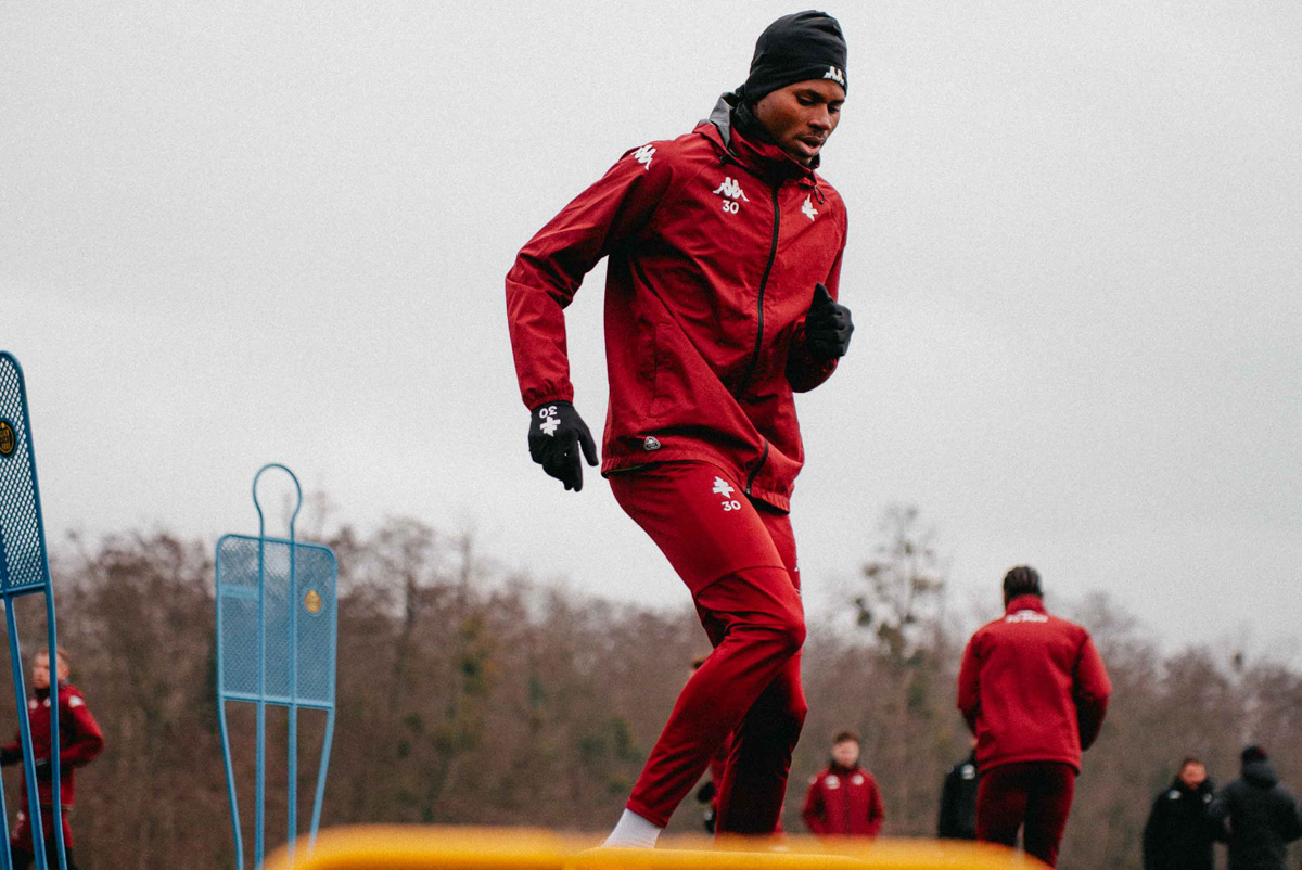 L'entraînement avant Metz - Lille