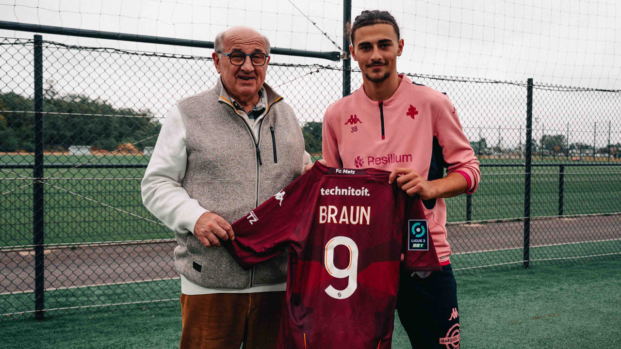 Nico Braun en visite à Frescaty