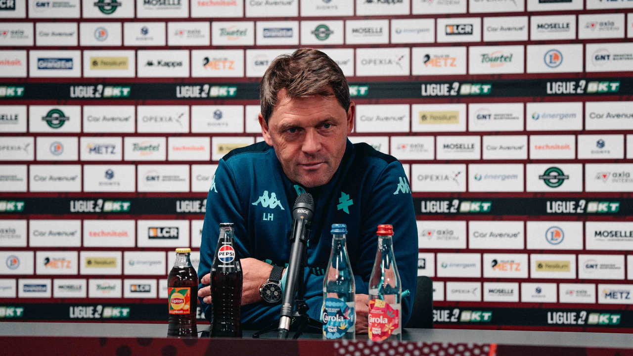 J7 : Metz - Saint-Étienne, la conférence de Luc Holtz