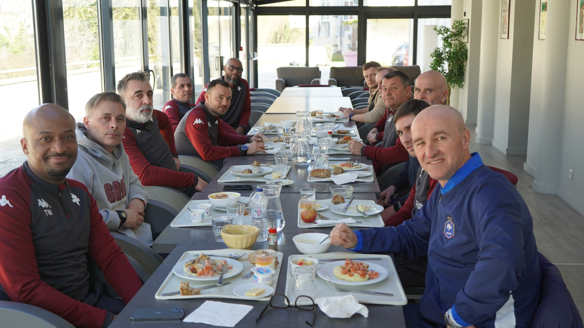 Lionel Rouxel en visite au Centre de Formation