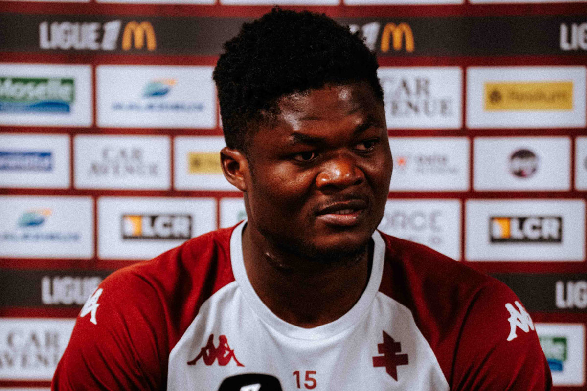 Metz - Lorient, la conférence de Terry Yegbe