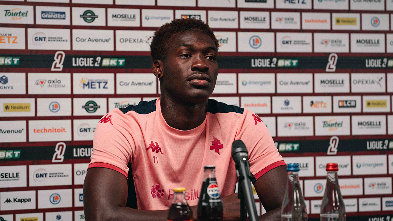 Annecy - Metz, la conférence de Pape Moussa Fall