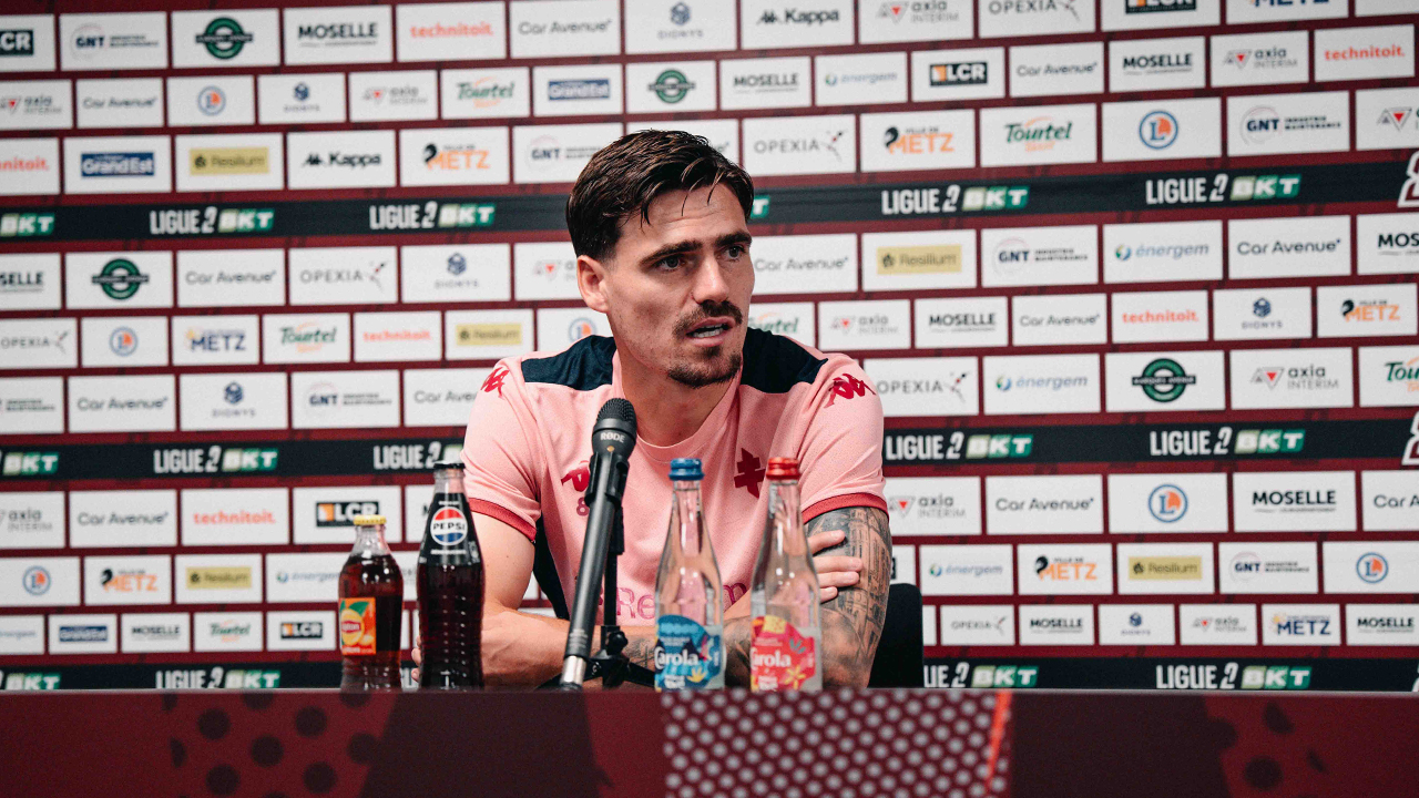 J7 : Metz - Saint-Étienne, la conférence de Jessy Deminguet