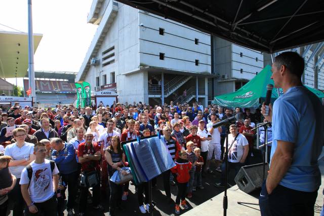 Fan's Day  : Albert Cartier s\'exprime devant les supporters