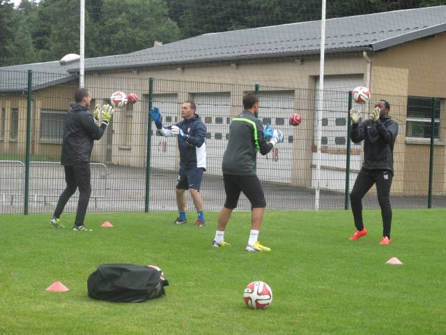 Stage de préparation Jour 2  : Christophe Marichez et les trois gardiens 