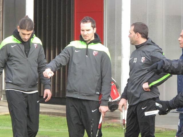 Stage hivernal au Pian-Medoc, quatrième journée  : Guido Milan , Kévin Lejeune et Christophe Marichez