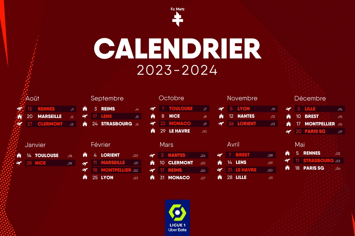 Le calendrier 2023-2024 à la loupe