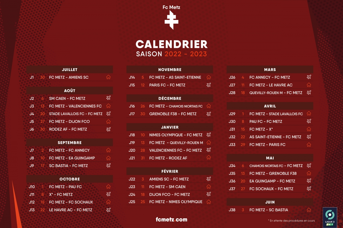 Le calendrier 2023-2024 à la loupe