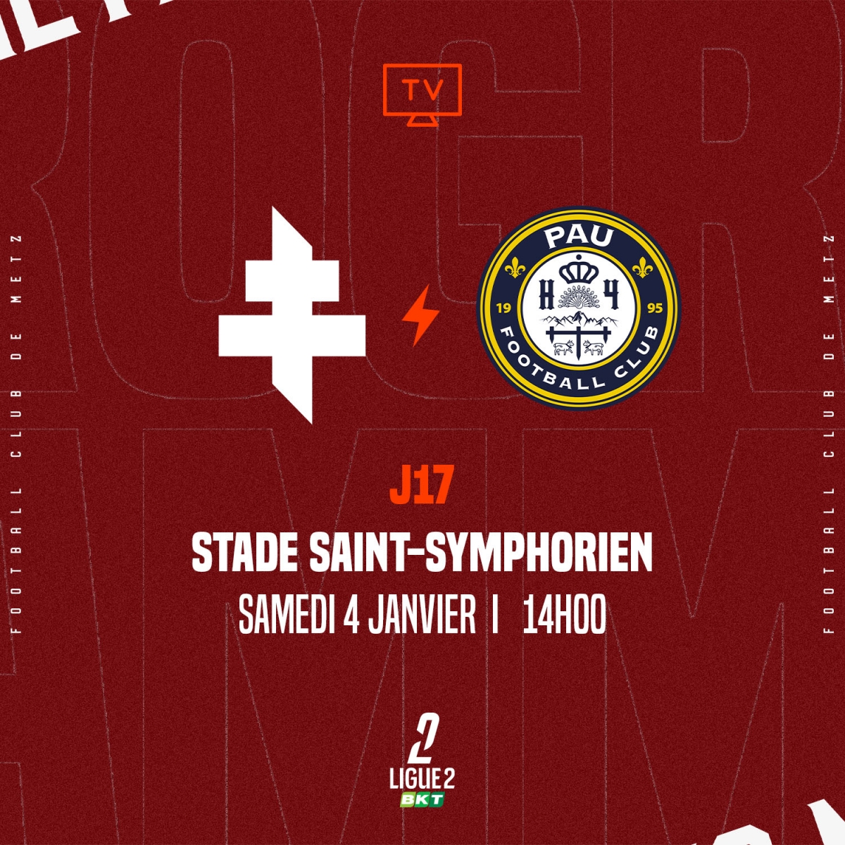 fc metz pau fc