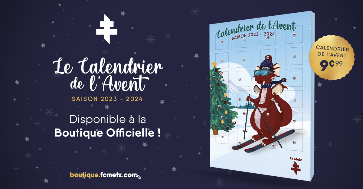 Le calendrier de l'avent est disponible !