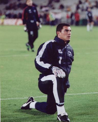 Faryd Mondragon à l'échauffement avec le FC Metz - Crédit : FC Metz