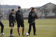 Entraînement à Amanvillers  : Samy Kehli, Mario Mutsch et Dominique Bijotat