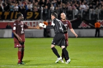 Metz - Nîmes, 37ème journée de Ligue 2  : Ludovic Guerriero, Christophe Marichez, Adama Tamboura