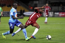 Metz - Le Havre, 11e journée de Ligue 2  : Alhassane Keita vivait face au Havre sa première titularisation en Ligue 2.