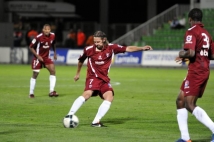 Metz - Le Havre, 11e journée de Ligue 2  : Alexander Odegaard centre une fois de plus, mais malheuresement les Messins manquent cruellement de réalisme face au but havrais.